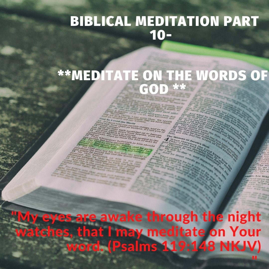 Biblical Meditation part 23: Guide your heart with all diligence