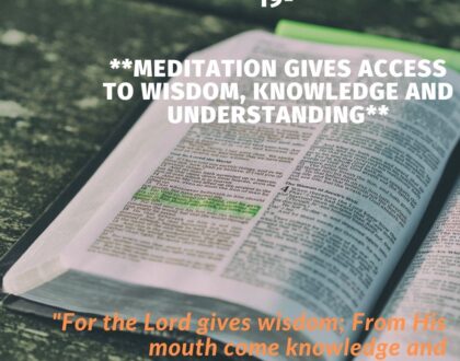 Access to Wisdom, knowledge and Understanding through meditation.