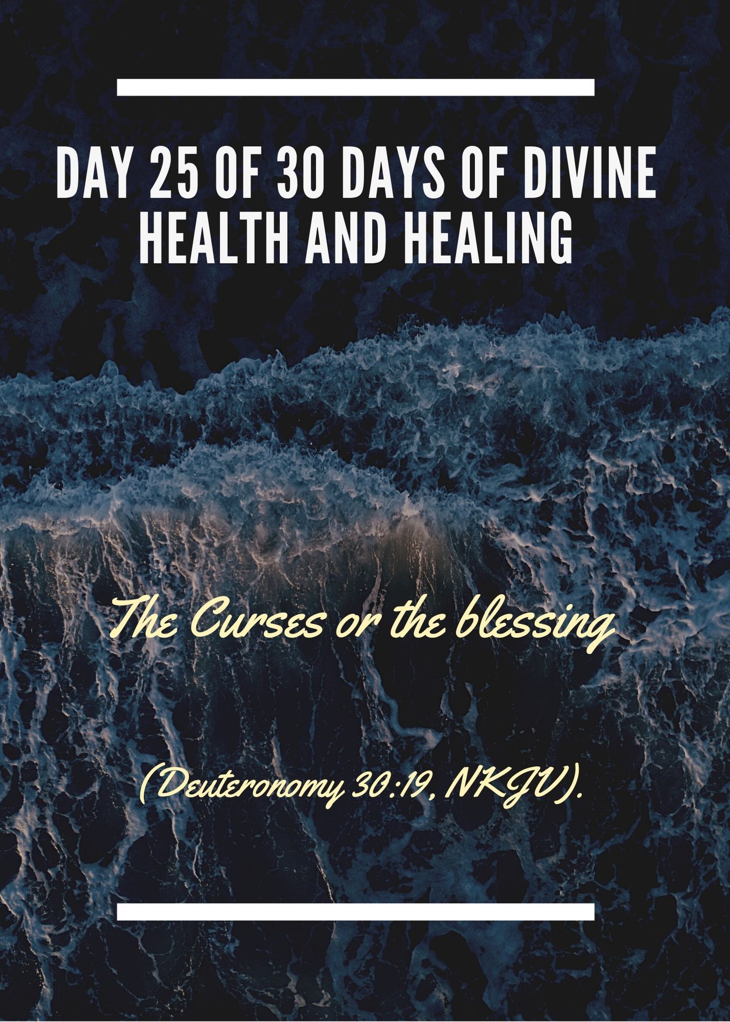 The Curses or the blessing