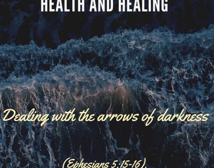 Dealing with the arrows of darkness