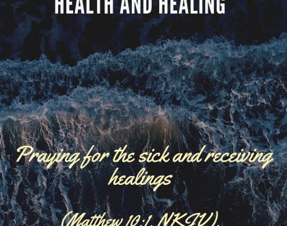 Praying for the sick and receiving healings.