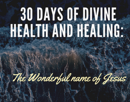 The Wonderful name of Jesus