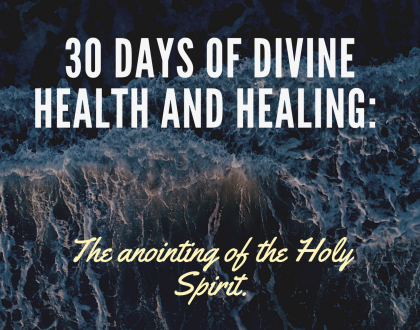 The anointing of the Holy Spirit.