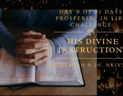 His Divine instructions