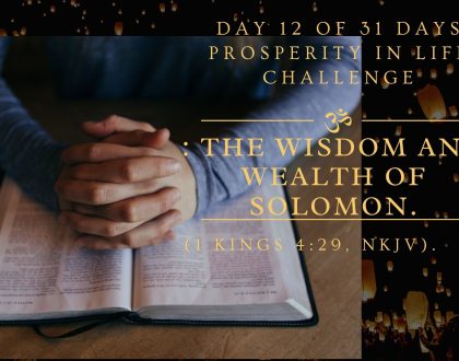 The wisdom and wealth of Solomon