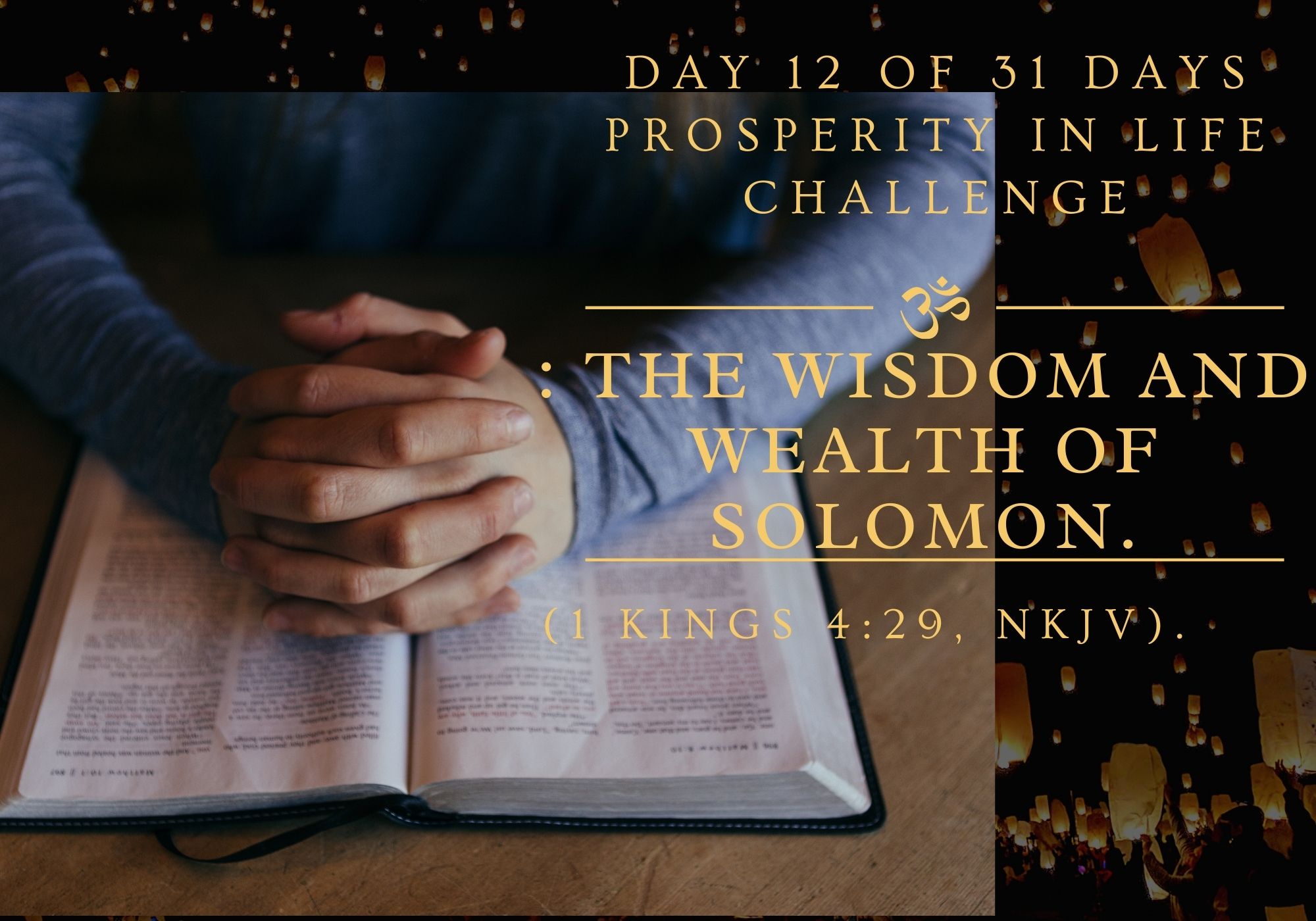 The wisdom and wealth of Solomon