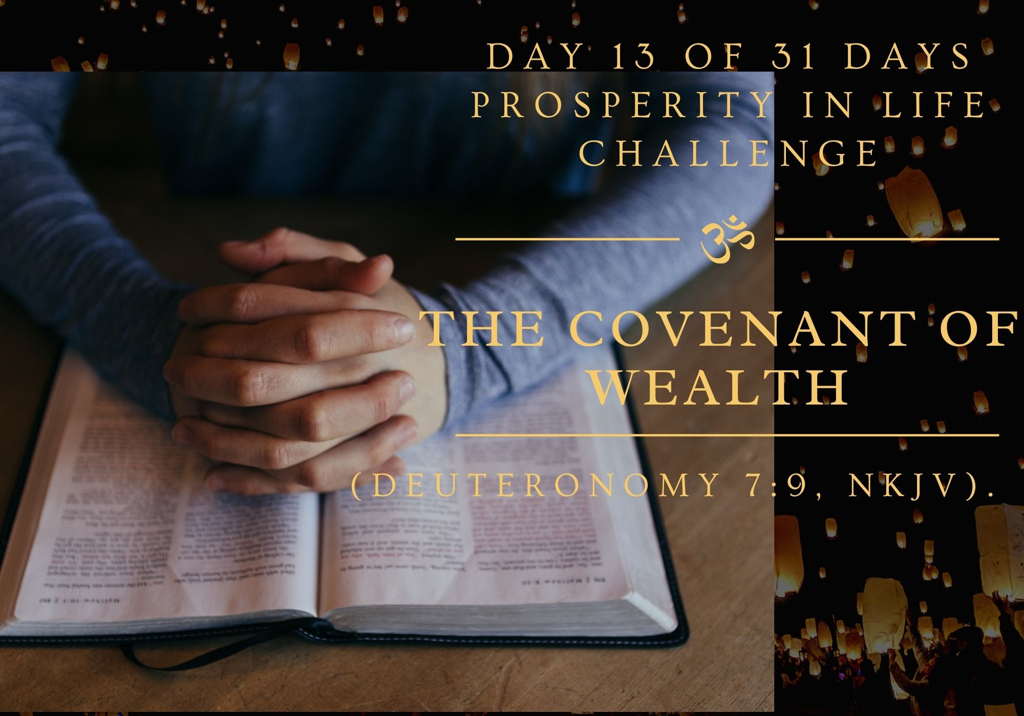 The covenant of wealth