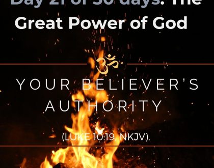 Your believer’s authority