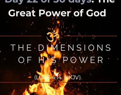 The Dimensions of His Power