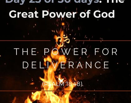 The Power for Deliverance