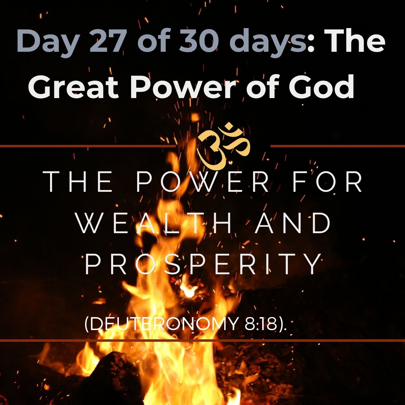 The Power for wealth and Prosperity
