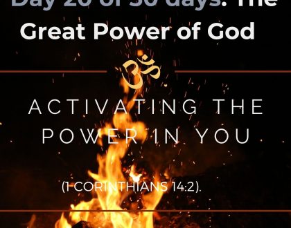 Activating the power in you