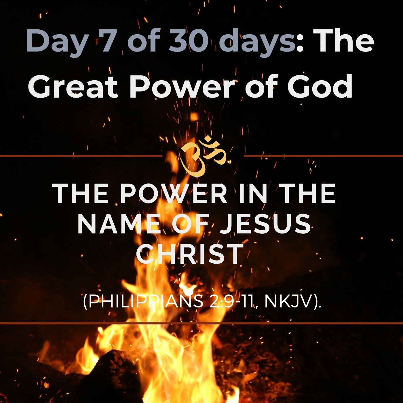 The Power in the name of Jesus Christ