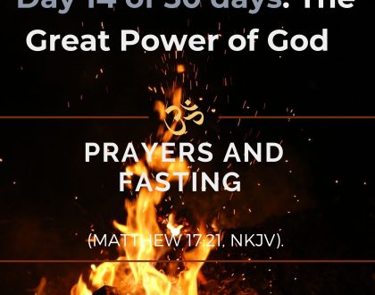 Prayers and Fasting