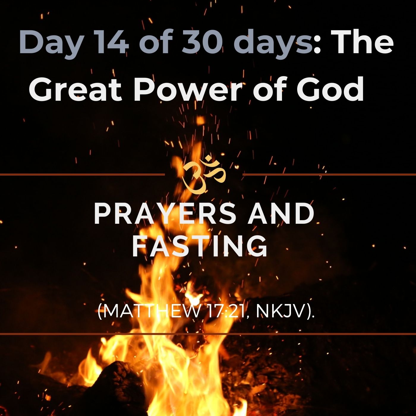 Prayers and Fasting