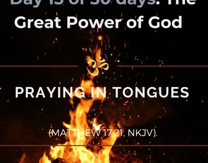 Praying in Tongues