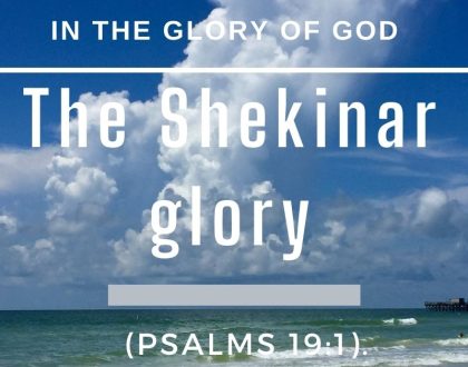The Shekinah glory