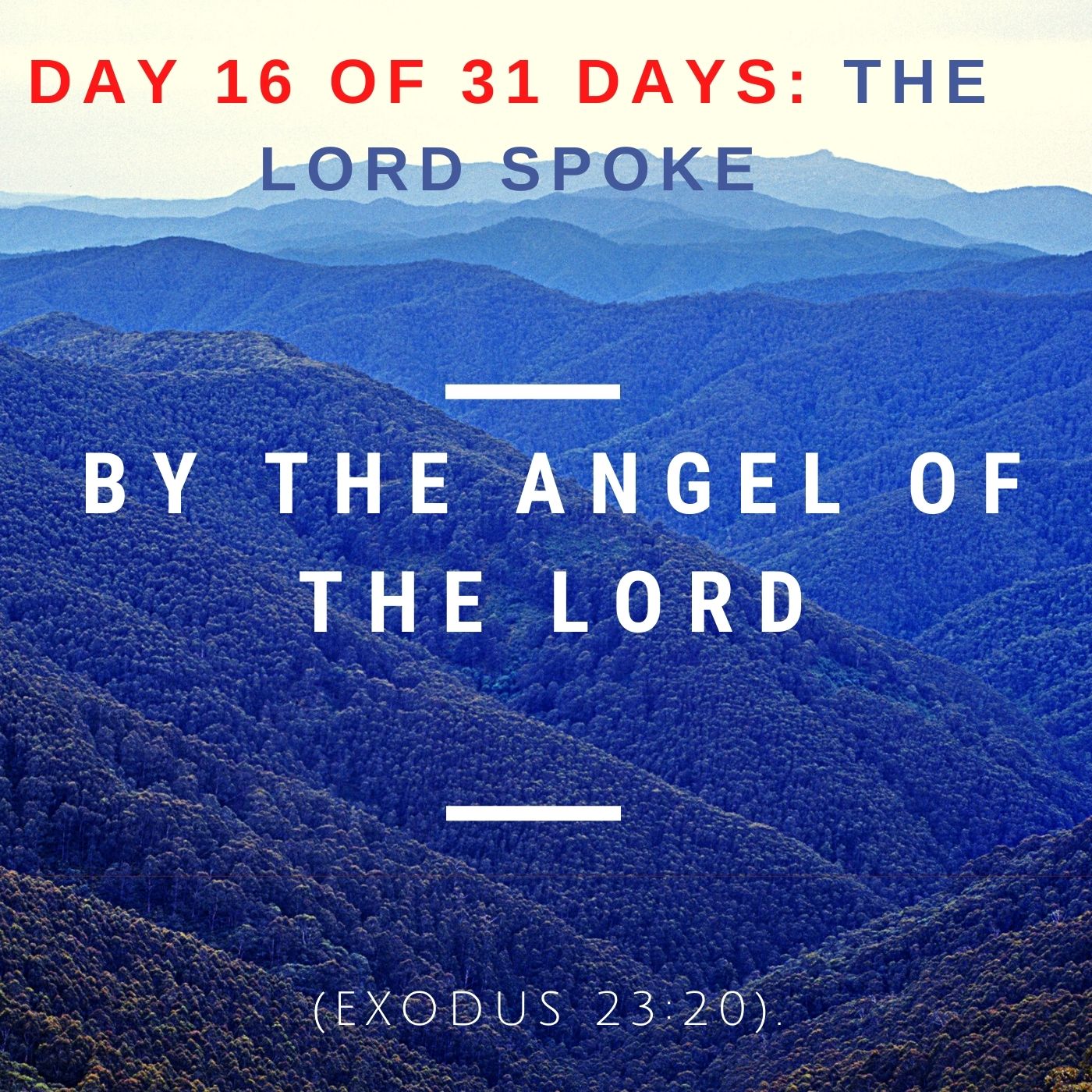 By the Angel of the Lord