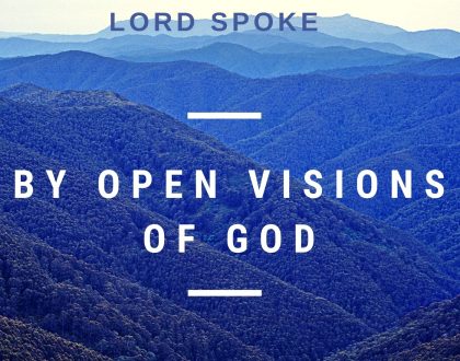 By open visions of God