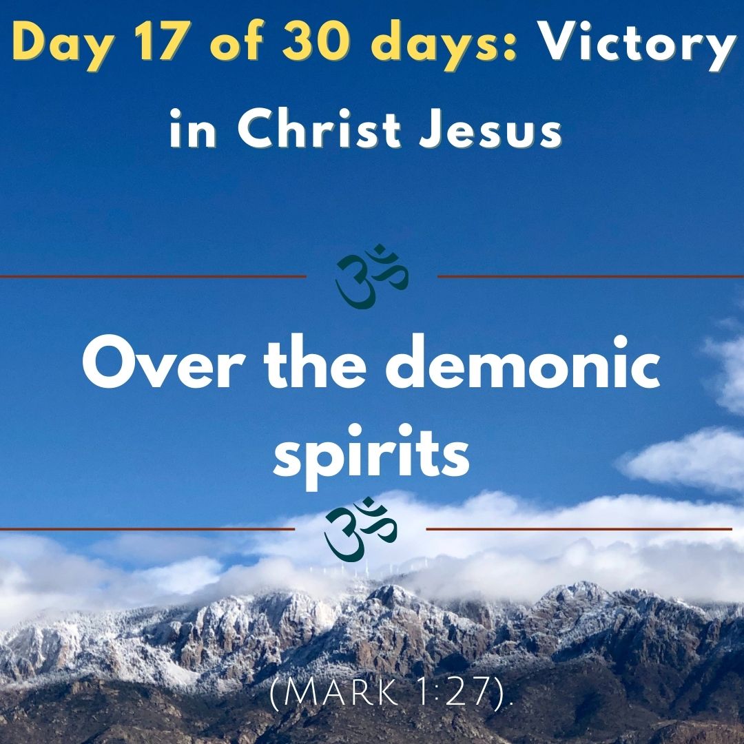 Over spiritual afflictions