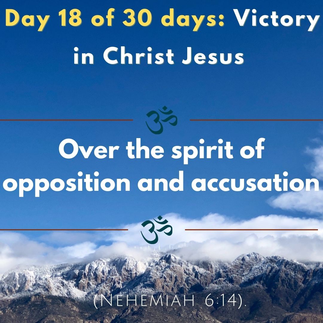 Over the spirit of opposition and accusation
