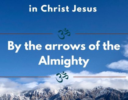By the arrows of the Almighty