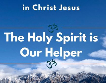 The Holy Spirit is Our Helper