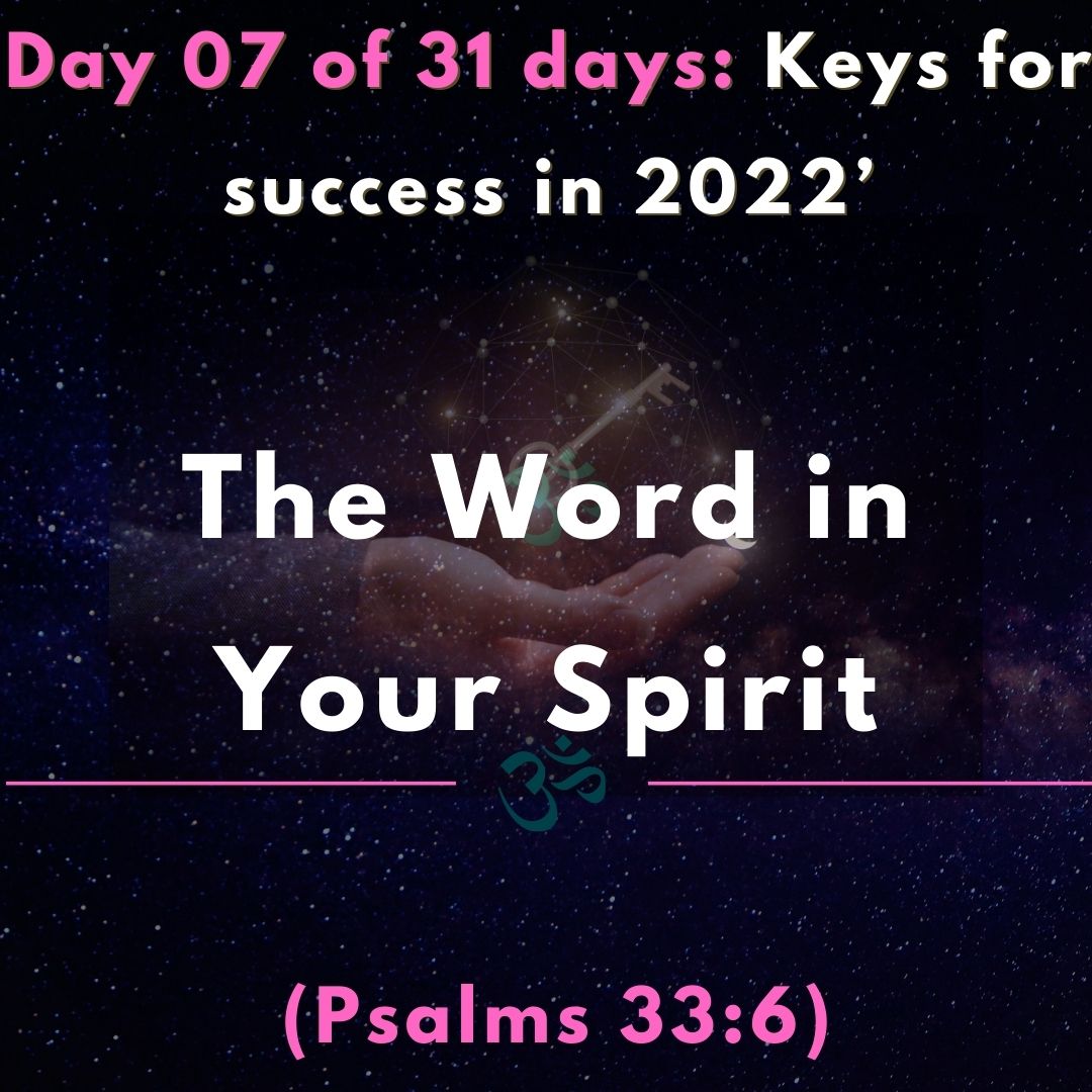 The Word in Your Spirit