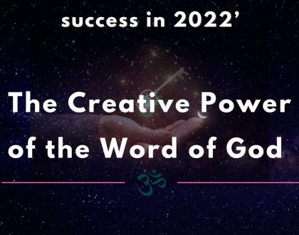 The Creative Power of the Word of God