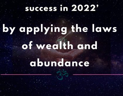 by applying the laws of wealth and abundance