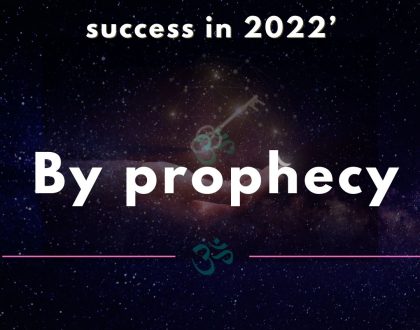 By prophecy