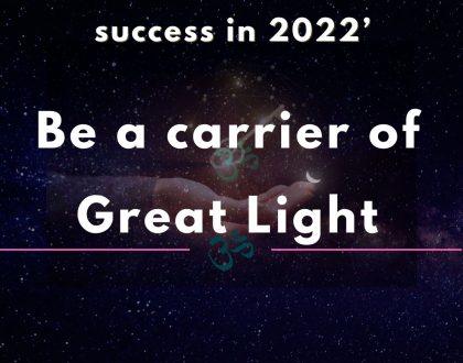 Be a carrier of Great Light