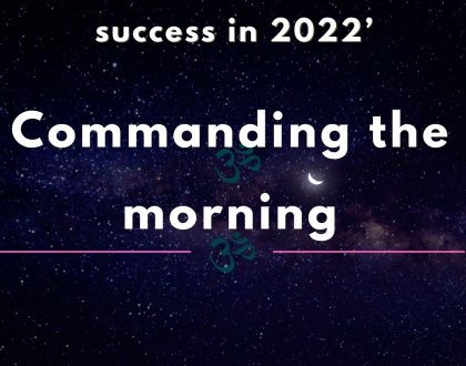 Commanding the morning
