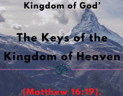 The Keys of the Kingdom of Heaven