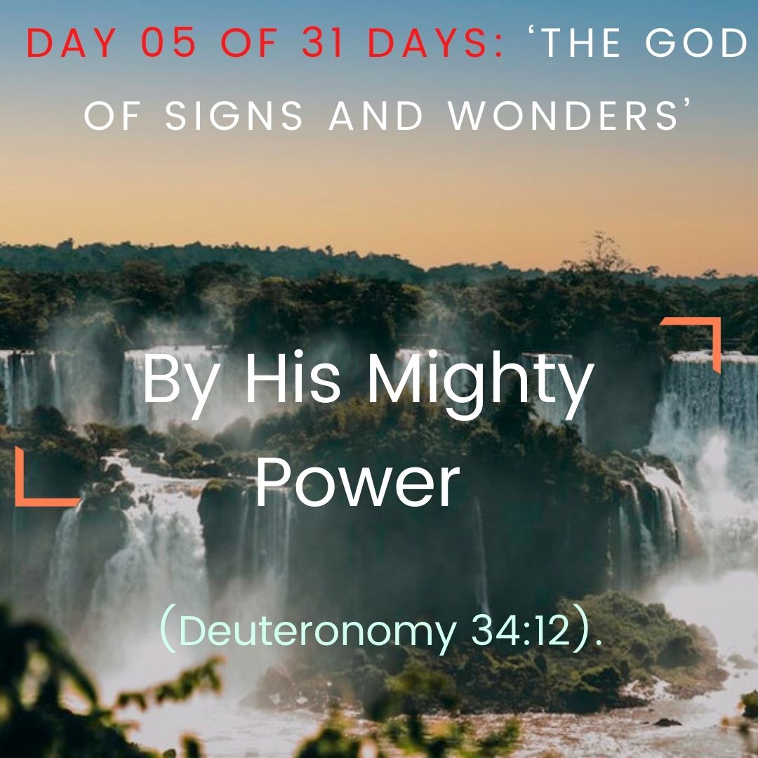 By His Mighty Power