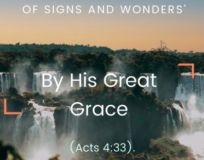 By His Great Grace