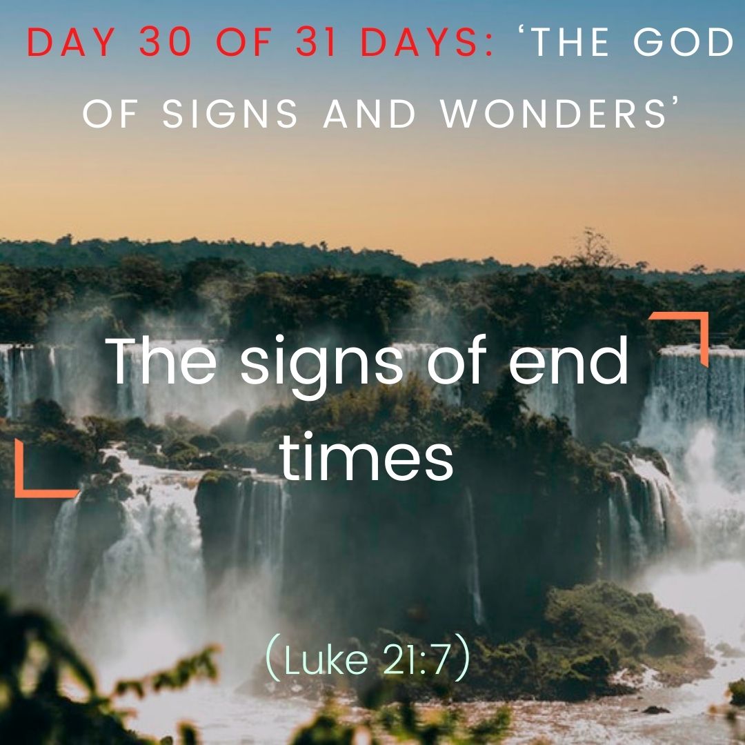The signs of end times