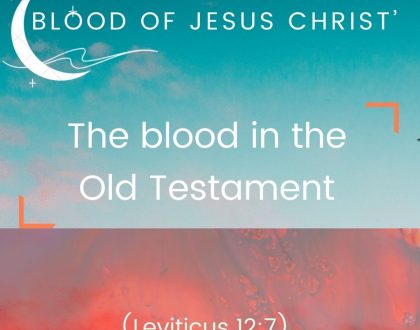The blood in the Old Testament