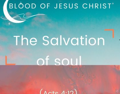 The Salvation of soul