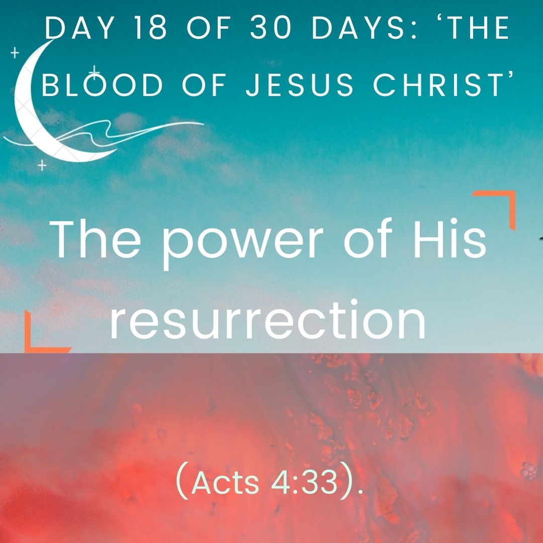 The power of His resurrection