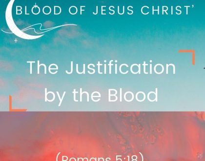 The Justification by the Blood