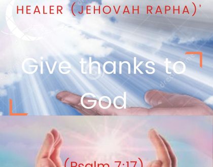 Give thanks to God