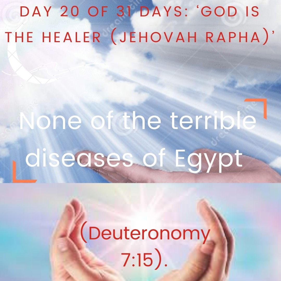 None of the terrible diseases of Egypt