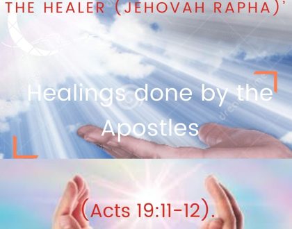 Healings done by the Apostles