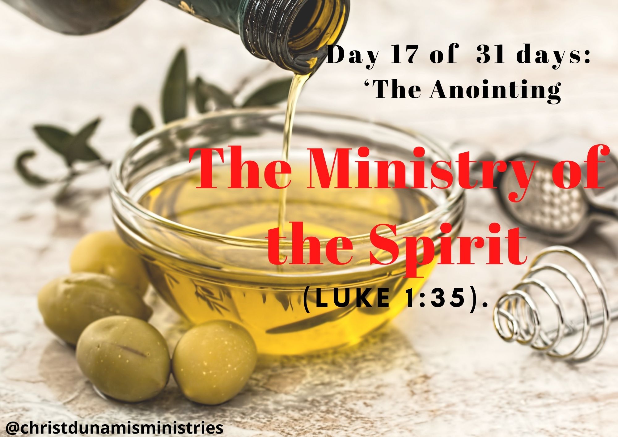 The Ministry of the Spirit