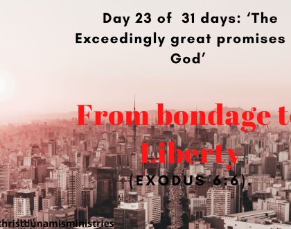 From bondage to Liberty