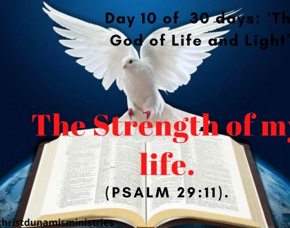 The Strength of my life.