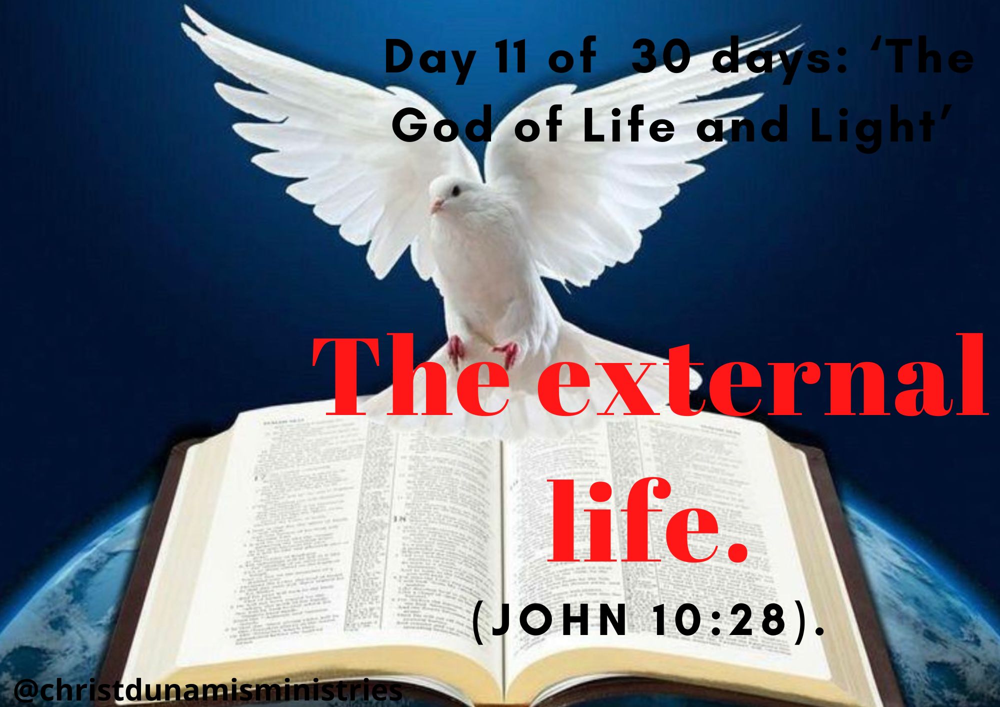 The external life.