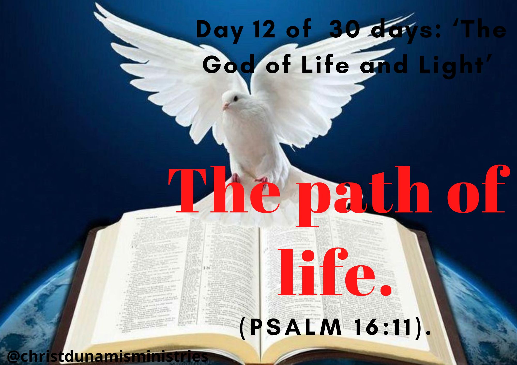 The path of life.