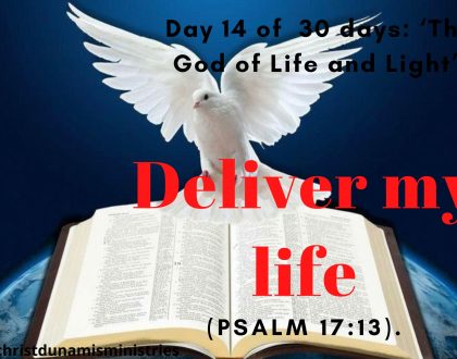Deliver my life